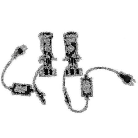 2 st/set H4 9003 Hi/lo Beam Led Mini Projektorlins Bil Styling Strålkastarlampor Automobillampa 800