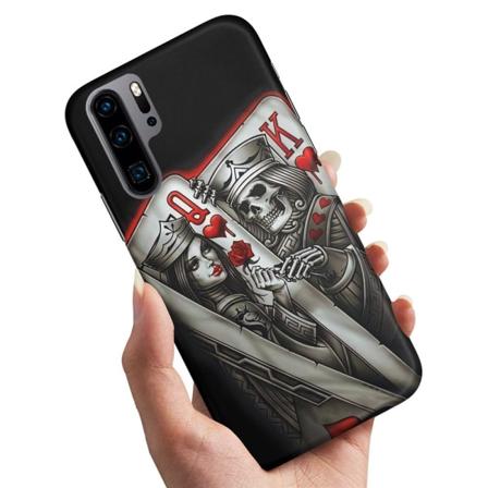 Huawei P30 Pro - Cover/Mobilcover King Queen Kortspil