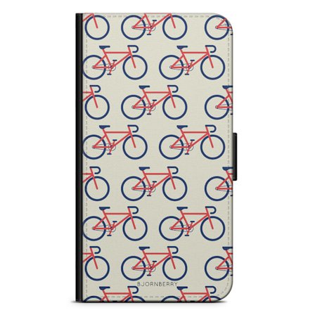 Bjornberry Plånboksfodral iPhone 13 Mini - Vintage Cyklar