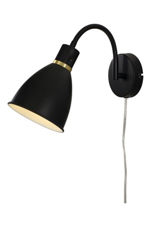 Aneta Lighting IDRE vegglampe, svart, E27