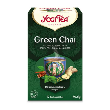 Yogi TeaGreenChaiOrgKRAV 17bag