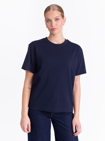 MATCH - Gabby t-skjorte - Donna - Str. L - Dame - Topper & T-skjorter - Blå - 100% Bomull