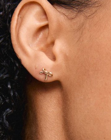 Pilgrim LYSANDRA earrings Złoty Biżuteria Dziewczyna - Kids Brand Store