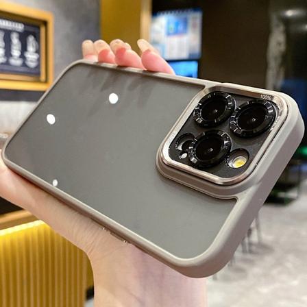 Lämplig För Iphone 15 Frostad Mobilfoss Gray Apple 15Pro