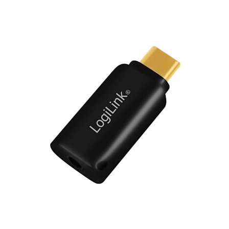 Logilink USB-C to 3.5mm Adapter, DAC - Black