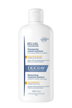 Ducray Kelual Squanorm Dry sjampo til tørt flass 400 ml