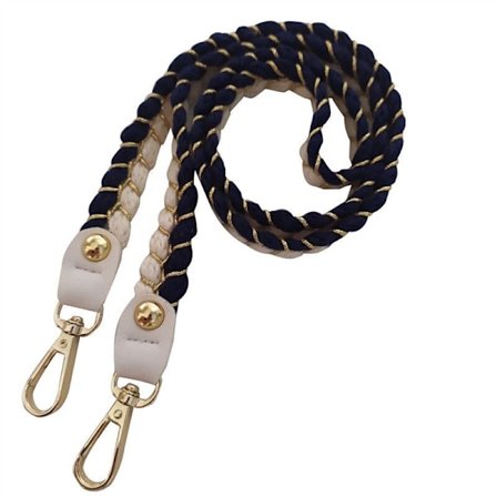 Taske strop tilbehør med lille taske skulderstrop smal strop tynd strop farverig reb rygsæk med bomuldsreb crossbody strop