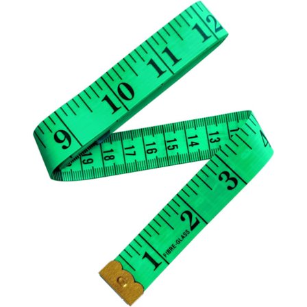 Blødt Målebånd, Målebånd til Kropsmål, Talje, Bh, Hovedomkreds, 60 Tommer (150 cm), Dobbelt Skala