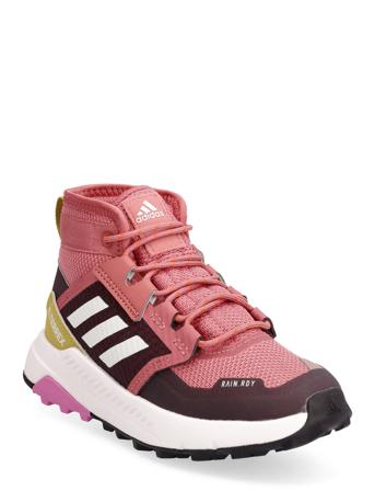 Terrex Trailmaker Mid Rain.rdy Hiking Shoes Höga Sneakers Rosa Adidas Performance