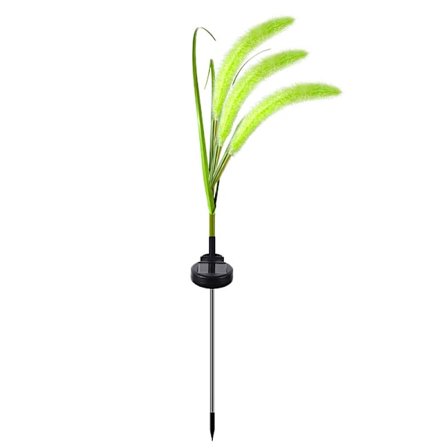 2-pack Solar Dog Tail Grass Lights - Solar Dog Tail Grass - Tre huvuden - Varmt ljus
