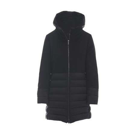Moorer, Down Coats Zwart, Dames, Maat:S,Polyamide