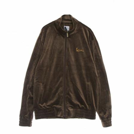 Karl Kani Frakke Jakke small signature velvet Brun, Herre