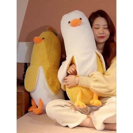 Rolig Banananka Dukke Pude Perfekt Gave Pp Bomuld Superblød 50cm Legetøj