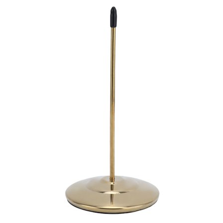 Kvitteringsholder i rustfritt stål, sklisikker, rund bunn, spiker for restaurant, bar, kjøkken, gullfarget, blank stang