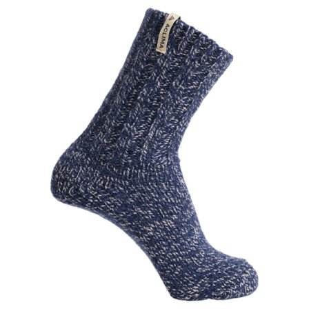 Aclima Norwegian Wool Socks Grey/ Navy - 36-40