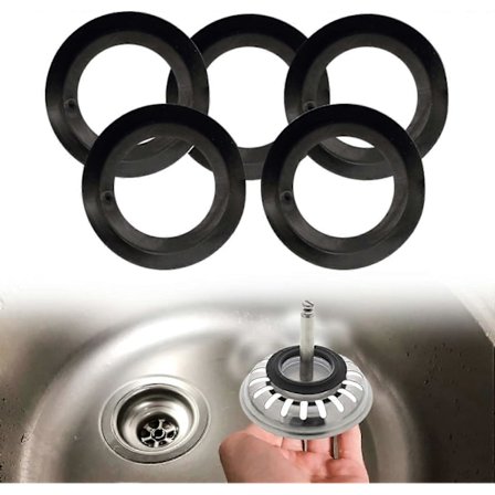 Vaskeprop Pakninger, Gummi Vaskepakning, Si Pakninger, 5 Stk. Udskiftnings Vaskepakning, Vaskeprop Gummi Pakninger