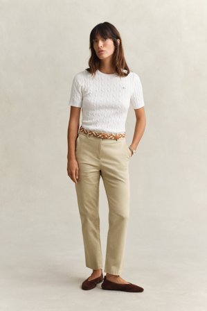 GANT Damen Slim Fit Chinohose (36) Beige