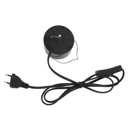 Hängande Display Motor Plast Plug-in Typ Elektrisk Driven Vindsnurra Roterande Motor Kompatibel med Vindspel Solfångare EU-kontakt 220V-Perfet