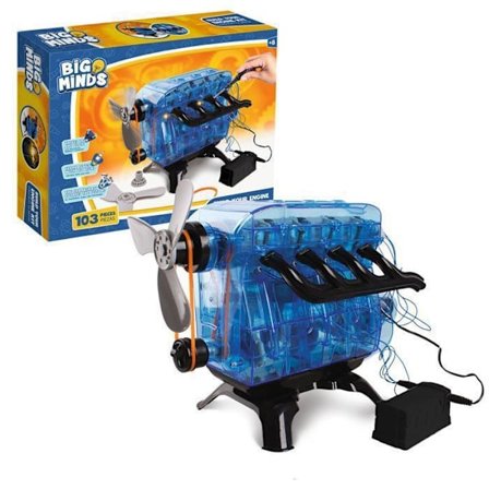 Motormodell, konstruktionsspel för barn +8 år, termisk minimotor, utomhusspel för barn, elektroniska sammansättningar