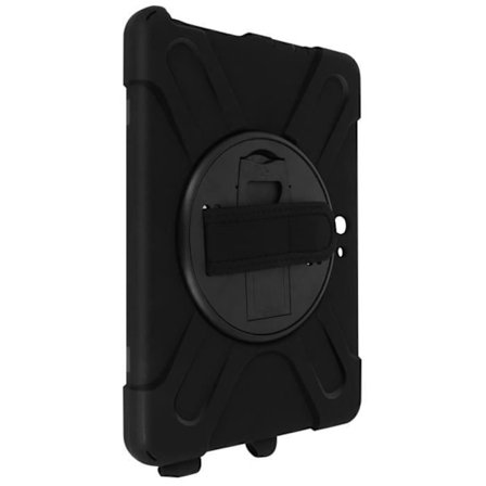 Fodral - AVIZAR - Microsoft Surface Go 10.1 / Go 2 - Svart - Bi-material - Avtagbar axelrem