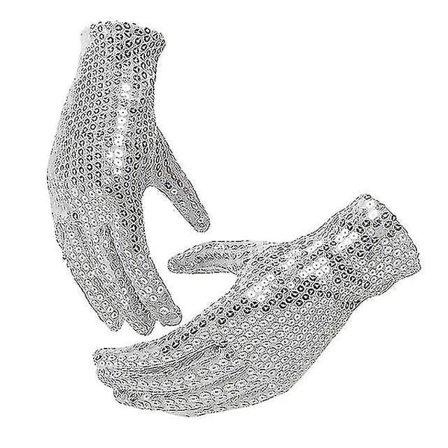 Michael Jackson -hanskat Muodikkaat Lavakäyttöön Mj Sekvenssit Lyhyet Hanskat Hopea Sininen Punainen Musta Kultainen Väri Kiiltävät Piirretyt