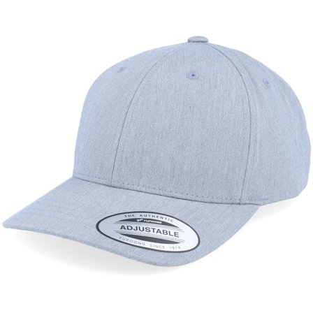 Yupoong - Šedá adjustable Kšiltovka - Kids Heather Grey Adjustable @ Hatstore