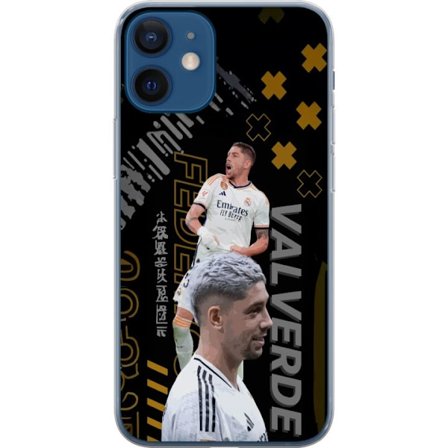 Yhteensopiva Puhelinkuori Apple iPhone 12 mini Federico Valverde Real Madrid Uruguay jalkapallokeskikenttäpelaaja nopea tekninen joustava energinen pe