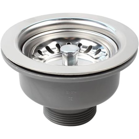 Sil stålkjøkkenvask silkurv, 114MM ventil for kjøkkenvask