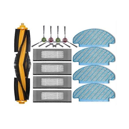 För Deebot N8 / N8+ / N8 Pro+ / N8 Pro+ Plus Reservdelar Tillbehör Huvudborste Sidoborste Hepa Filter Mo