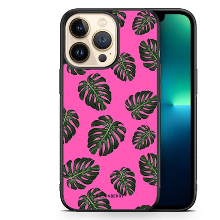 Bjornberry Skal iPhone 13 Pro - Monstera Rosa