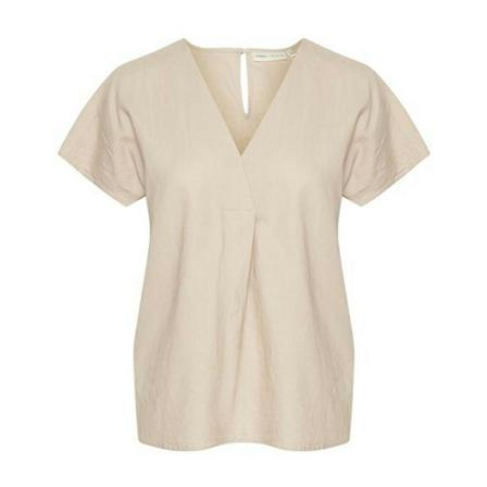 InWear, Blouses Beige, Dames, Maat:XS,linnen