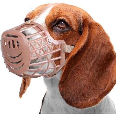 Hunde munnkurv, lukket kurv munnkurv for små, mellomstore og store hunder, anti-spising, slikking, biting, tygging bur munnkurv