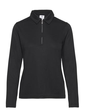 Peoria Ls Polo Shirt T-shirts & Tops Polos Svart Daily Sports*Betinget Tilbud
