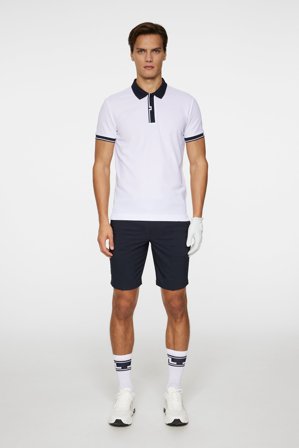 J.Lindeberg - Golf - Bay Slim Polo - White - Man - M