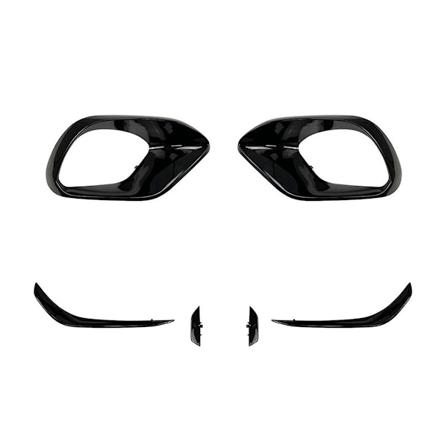 Front Lip Bumper Side Hood Fog Lamp Light Cover Spoiler Air Vent Frame Trim for CLA W118 C118 ClA45-WELLNGS
