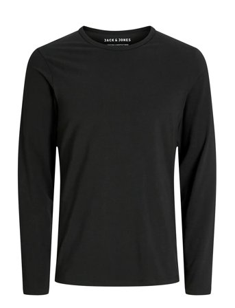 Jjebasic O-Neck Tee L/S Noos Black Jack & J S