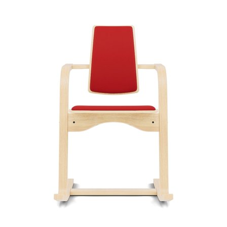 Varier Furniture Actulum - Red Polyester - Natural base