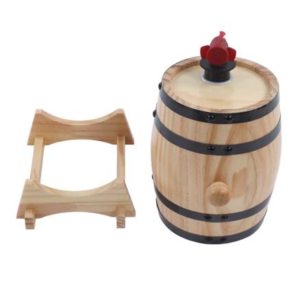 Vin Tall Barrels Själv Bryggt Vin Tall Åldrande Barrels Trä