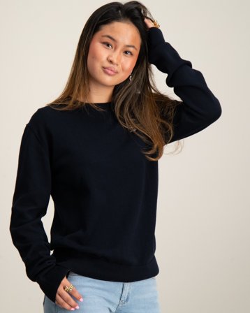 GANT SHIELD CLASSIC COTTON C-NECK Bleu Pulls Fille - Kids Brand Store