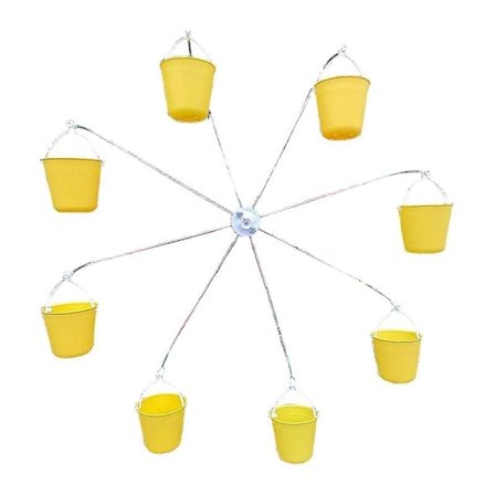 Lintukaruselli Pyörivä Karusellilelu Lintujen Ruokinta-asemalla