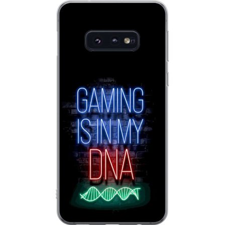 Yhteensopiva Puhelinkuori Samsung Galaxy S10e Viktor Gyökeresin muotokuva vihreässä paidassa, jossa on leijonamotiivi ja intensiivinen vihreä tunnelma