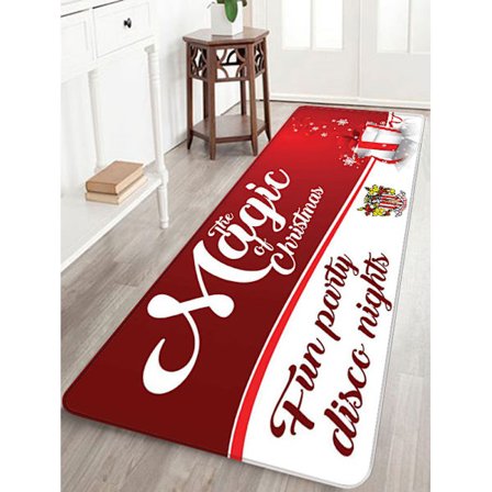 Juldekorationer Mattor God Jul Inomhus Mattor Inredning God Jul Dekorativa juldekorationer Prydnader Festdekor Presenter (H 40x120CM)