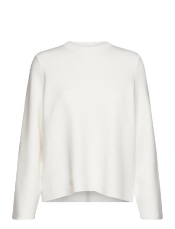 Objreynard Square Sleeve O-Neck Noos Pullover Hvit Object*Betinget Tilbud