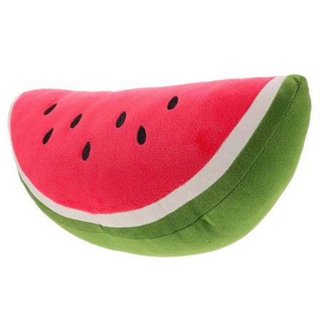 Bedårende Vandmelon Pude Dekorativt Plys Frugt Legetøj Til Hjemmebrug Blød Pude 1 stk