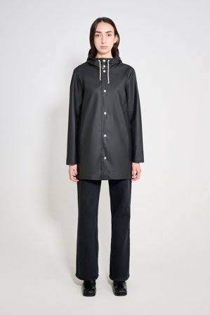 Stockholm Lightweight Raincoat Black