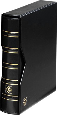 OPTIMA Classic ringbind og kassette - Sort