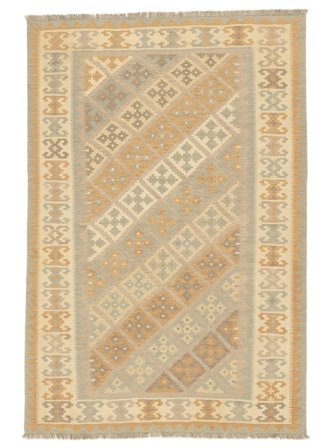 Orientalisk Ljus Nomad Kelim Matta 177X262 Orange/Beige Ull, Persien