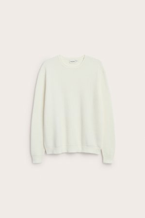 Kappahl | Stickad tröja | Offwhite