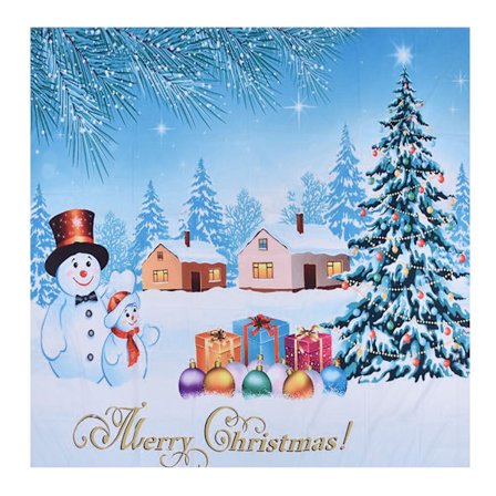 Jul Gobeläng Väggbonad för Vardagsrum och Sovrumsdekoration, 150x150 cm