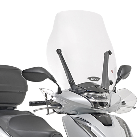 Givi Specific Scooter-vindruta Klar - Honda SH 150 2017-2019